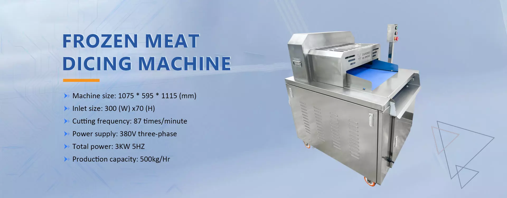 Frozen Meat Dicing Machine