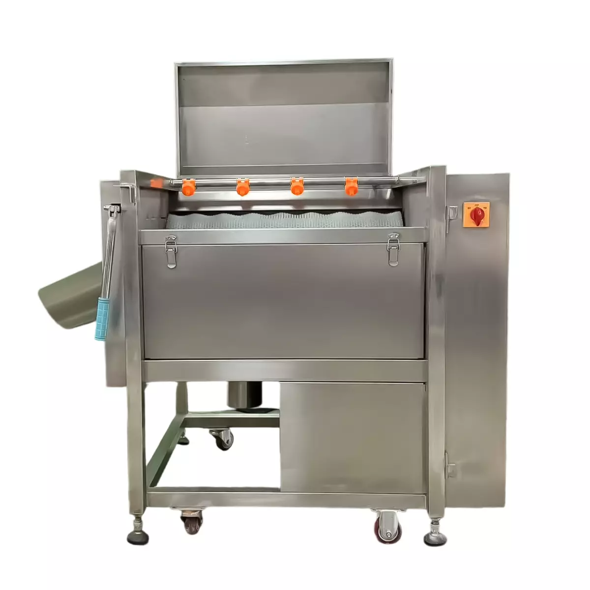 Brush cleaning and peeling machine (800 Model)